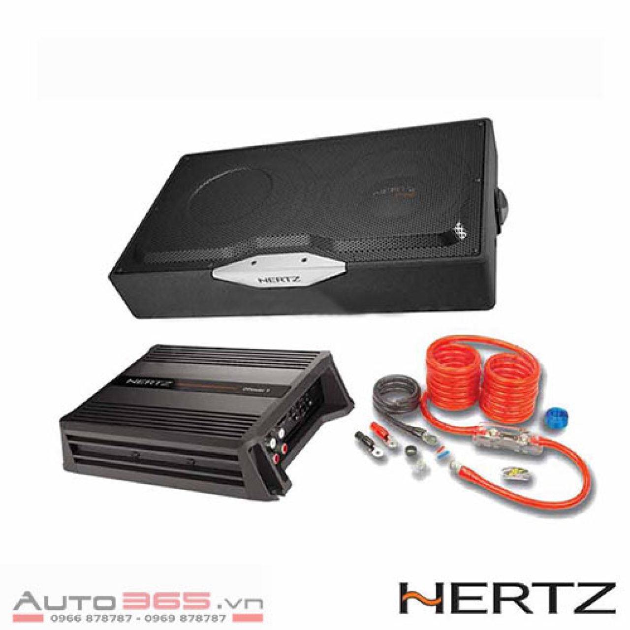 Combo loa sub và âm ly Hertz cho các dòng xe bán tải - Italia - Hình 1